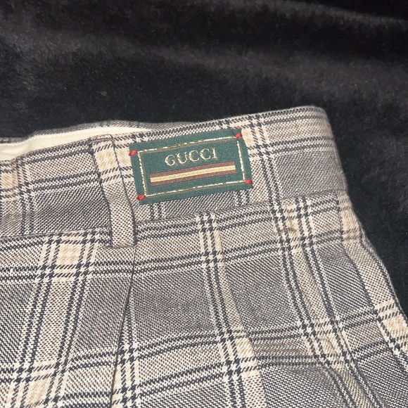 Gucci Prince of Wales wool linen shorts - Picture 2 of 5